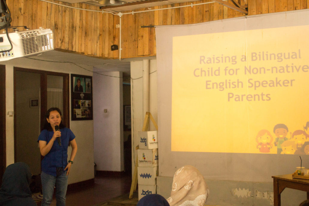CLC Berbagi Bersama Pustakalana Parents Club | Raising a Bilingual Child for Non-Native English Speaker Parents